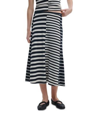 rag & bone The Knit Mixed Stripe Skirt, photo 5