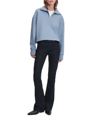 rag & bone The Everyday Terry Cotton Half Zip Sweatshirt, photo 2