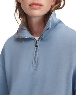 rag & bone The Everyday Terry Cotton Half Zip Sweatshirt, photo 4