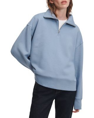 rag & bone The Everyday Terry Cotton Half Zip Sweatshirt, photo 6