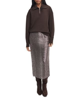 rag & bone The Everyday Terry Cotton Half Zip Sweatshirt, photo 8