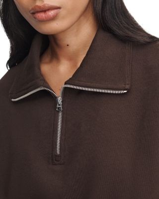 rag & bone The Everyday Terry Cotton Half Zip Sweatshirt, photo 10