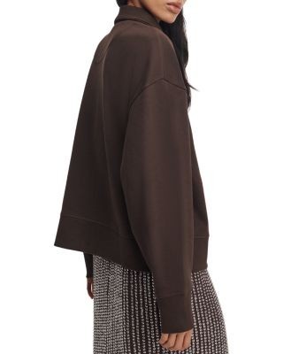 rag & bone The Everyday Terry Cotton Half Zip Sweatshirt, photo 11
