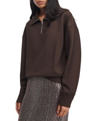 rag & bone The Everyday Terry Cotton Half Zip Sweatshirt, photo 12
