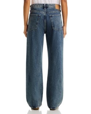 rag & bone Logan Cotton High Rise Wide Leg Jeans in Kingston, photo 3