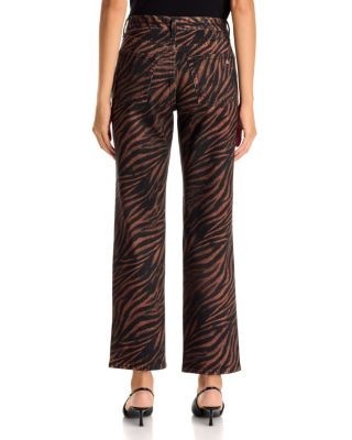 rag & bone Miramar Printed Ankle Jeans in Zebra, photo 3