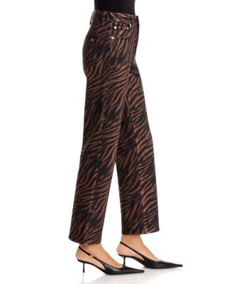 rag & bone Miramar Printed Ankle Jeans in Zebra, photo 4