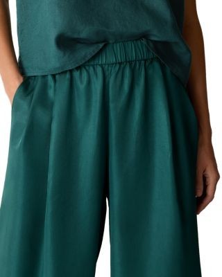 Eileen Fisher High Waisted Pleated Wide Leg Pants, photo 4