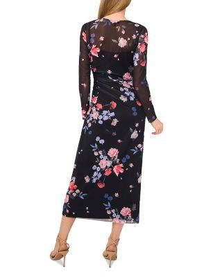 Ted Baker Printed Mesh Column Dress