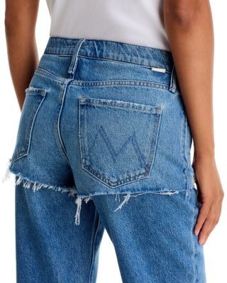 Mother The Shortie Relish Heel Mid Rise Jeans in Refill, photo 5