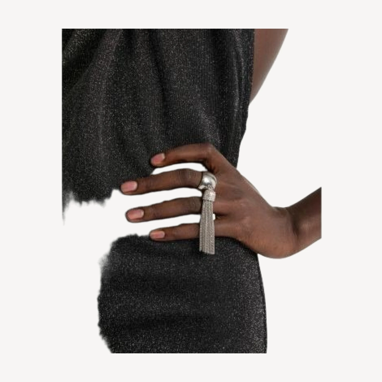 Balmain Brass Tassel Ring