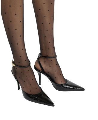 Balmain Women's Embossed Leather High Heel Pumps, photo 2