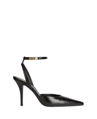 Balmain Women's Embossed Leather High Heel Pumps, photo 3