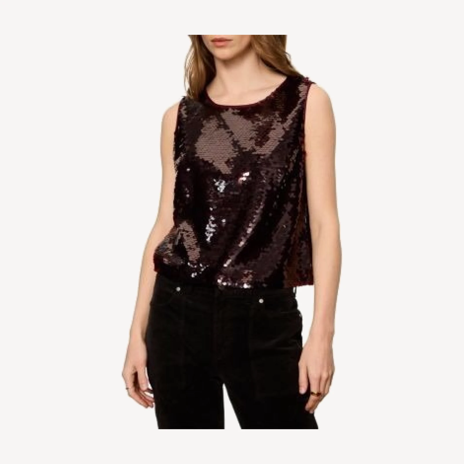 Sanctuary The Desired Paillette Sleeveless Top