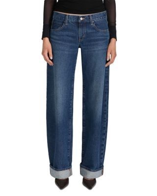 Frame The Low Bow Mid Rise Cuffed Jeans in Volt, photo 2