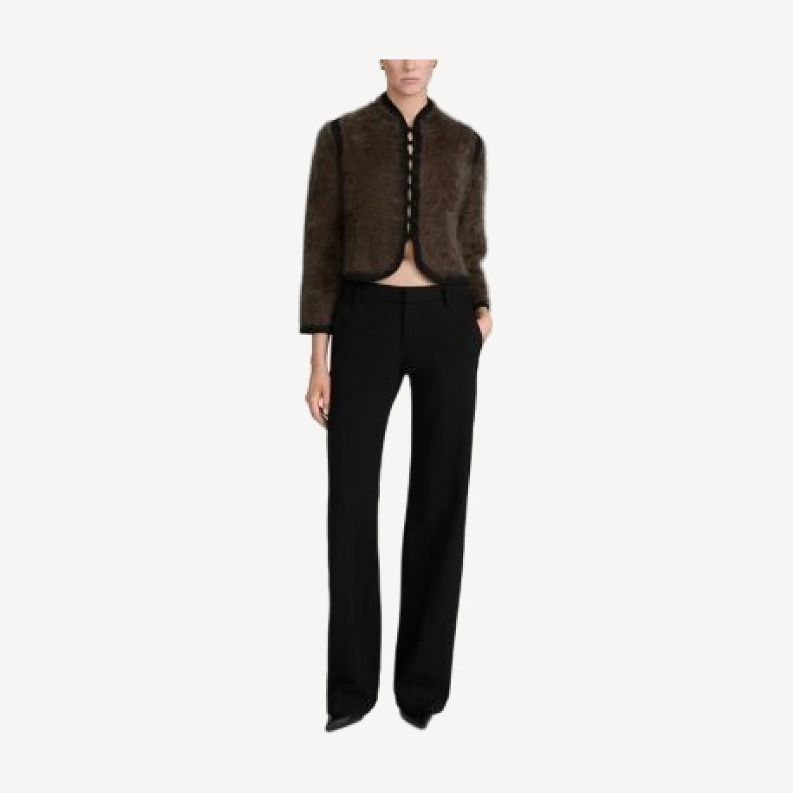 Frame The Brushed Cashmere Salon Cardigan
