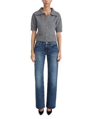 Frame The Saturday Mid Rise Straight Jeans in Logic, photo 2