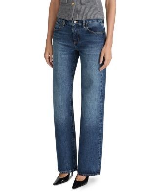 Frame The Saturday Mid Rise Straight Jeans in Logic, photo 3