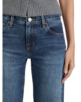 Frame The Saturday Mid Rise Straight Jeans in Logic, photo 4
