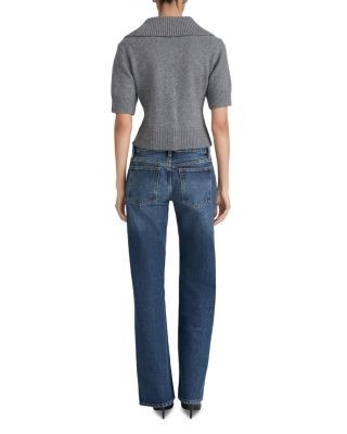 Frame The Saturday Mid Rise Straight Jeans in Logic, photo 5