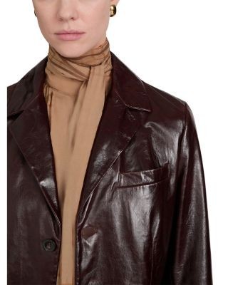 Frame The Veda Leather Long Jacket, photo 4