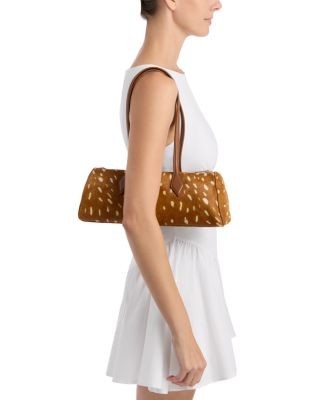 Reformation Sofia East West Calf Hair Shoulder Bag