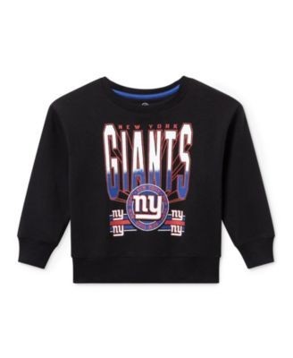 Junk Food Clothing Unisex Nfl New York Giants Drop Shoulder Crew Fleece - Little Kid, Big Kid, photo 2
