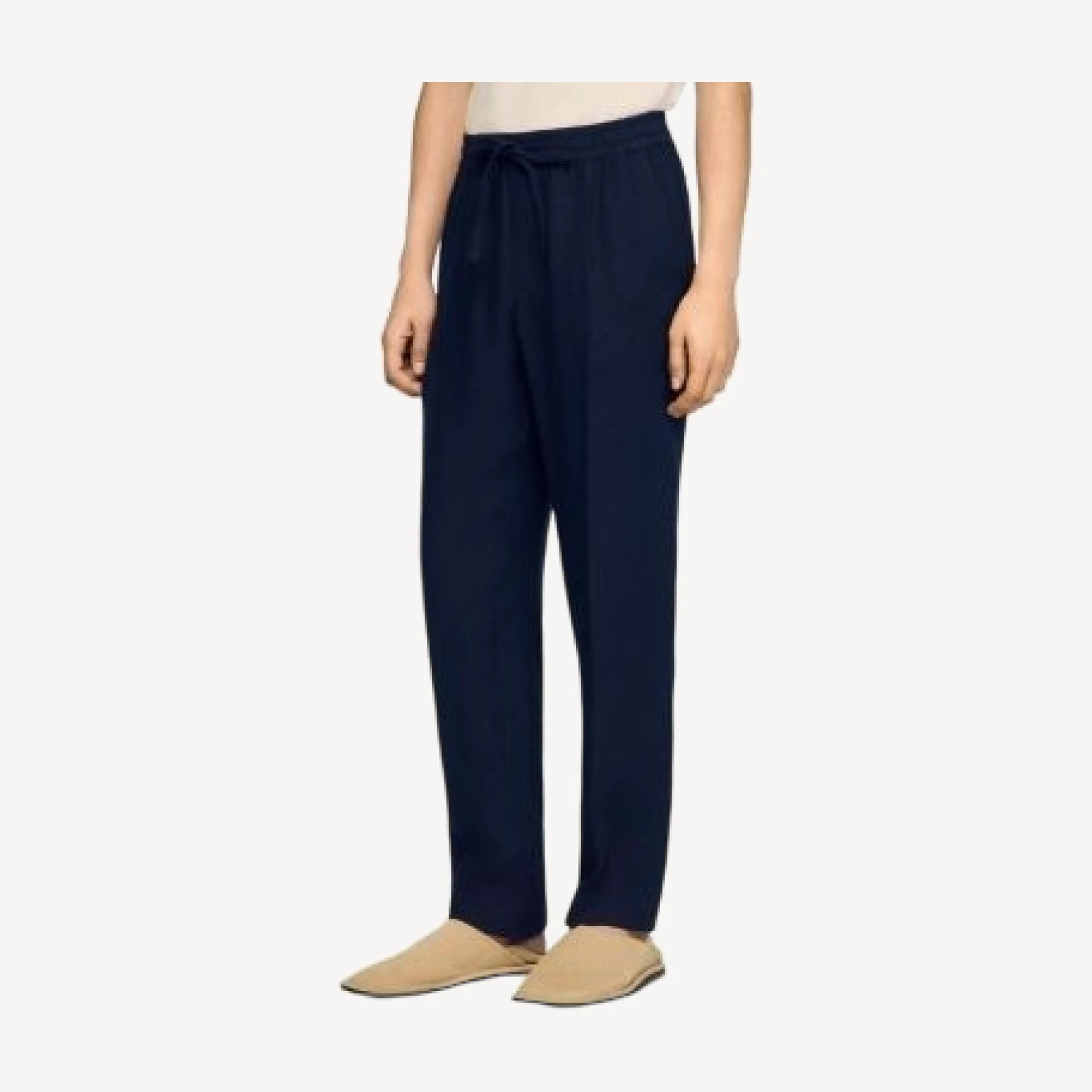 Sandro Alpha Linen Classic Fit Pants
