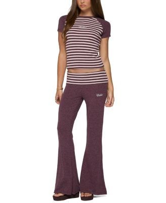 Edikted Stay Stripey Foldover Pants, photo 3