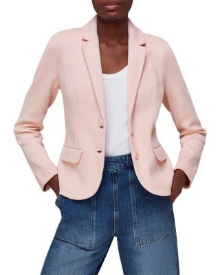 Whistles Cotton Jersey Slim Blazer, photo 2