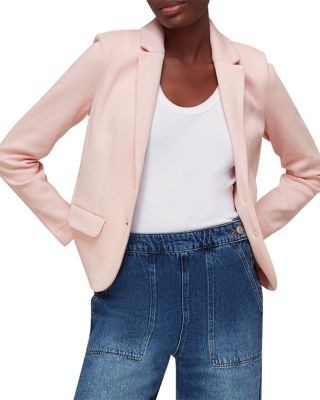 Whistles Cotton Jersey Slim Blazer, photo 3
