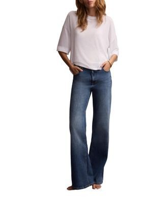 Mint Velvet Women's Ultimate Flared Jeans in Blue Wash, photo 2