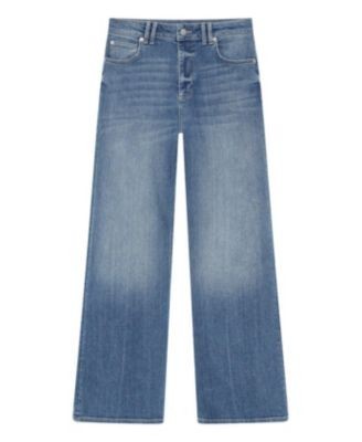 Mint Velvet Women's Ultimate Flared Jeans in Blue Wash, photo 4