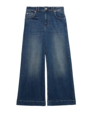 Mint Velvet Women's Ultimate Wide Leg Jeans in Blue Wash, photo 4
