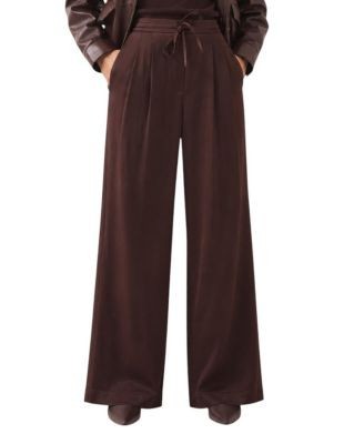 Mint Velvet Women's Satin Wide Leg Trousers, photo 2