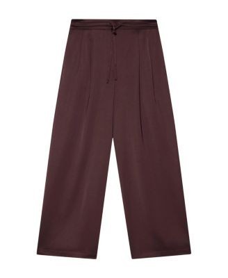 Mint Velvet Women's Satin Wide Leg Trousers, photo 5