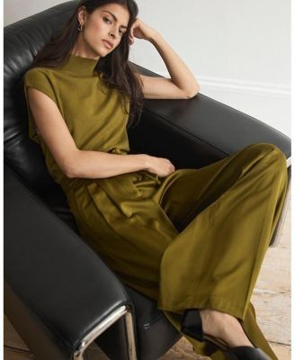 Mint Velvet Women's Satin Wide Leg Trousers, photo 10