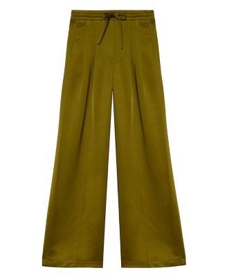 Mint Velvet Women's Satin Wide Leg Trousers, photo 11