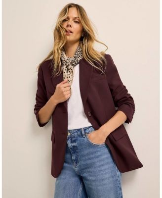 Mint Velvet Women's Single Breasted Longline Blazer, photo 3