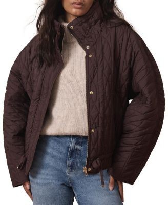 Mint Velvet Women's Quilted Peplum Jacket, photo 4