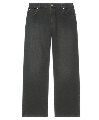Mint Velvet Women's Straight Jeans in Black, photo 4