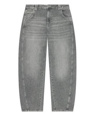 Mint Velvet Women's Relaxed Ultimate Full Length Barrel Jeans in Grey Wash, photo 5