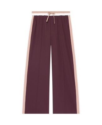 Mint Velvet Women's Side Stripe Tie Waist Wide Leg Trousers, photo 4