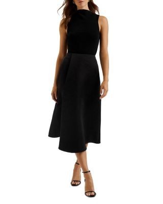 Ted Baker Erva Asymmetric Satin Faux Wrap Skirt, photo 2