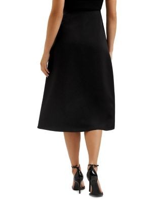 Ted Baker Erva Asymmetric Satin Faux Wrap Skirt, photo 3