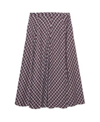 Mint Velvet Women's Checked Midi Skirt, photo 5