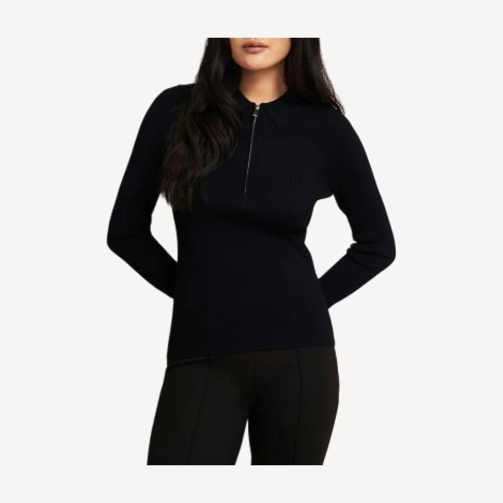 Hobbs London Darcie Zippered Top