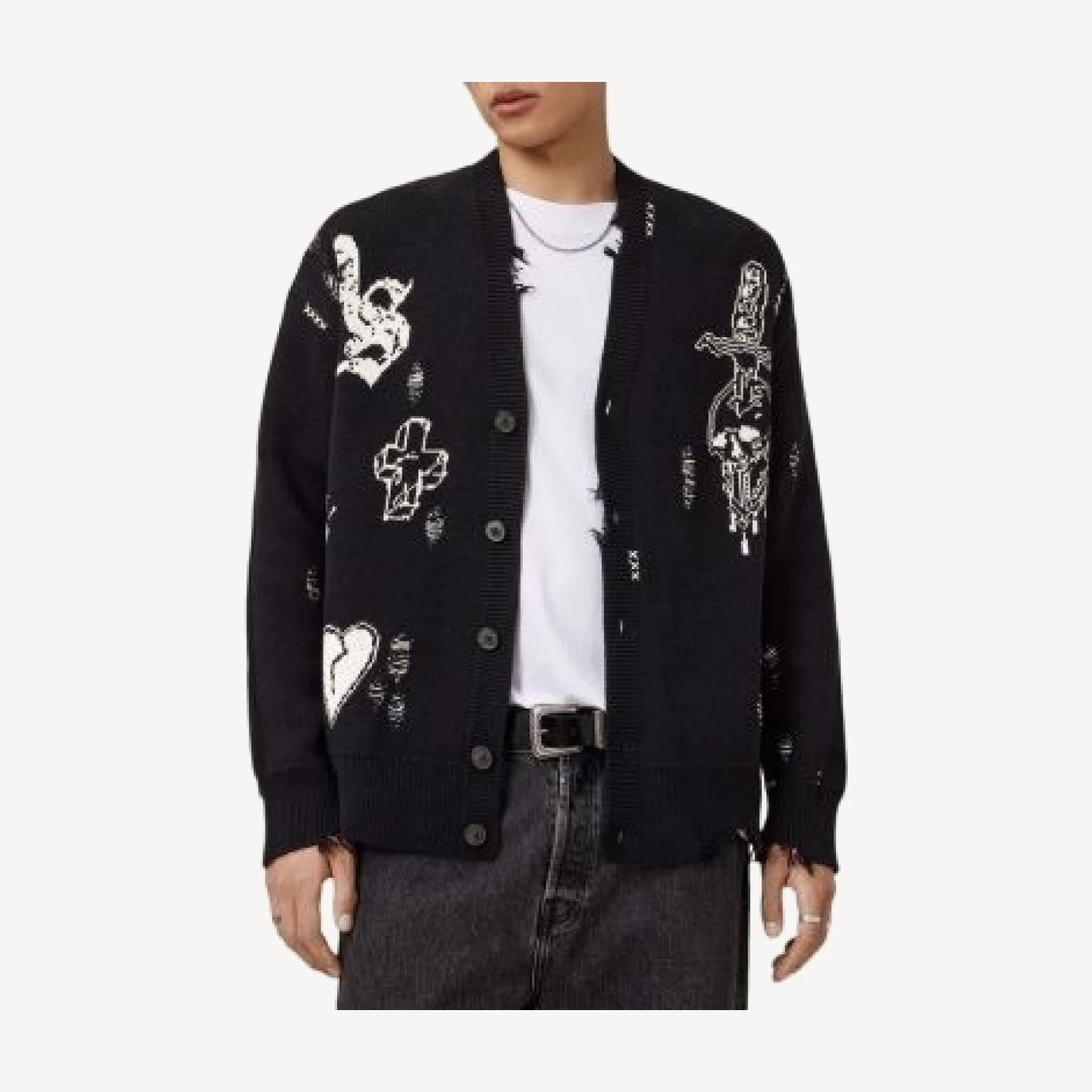 Allsaints Caledon Oversized Cardigan