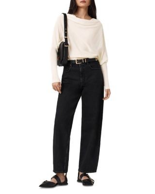 Allsaints Ridley Merino Wool Cowl Neck Sweater
