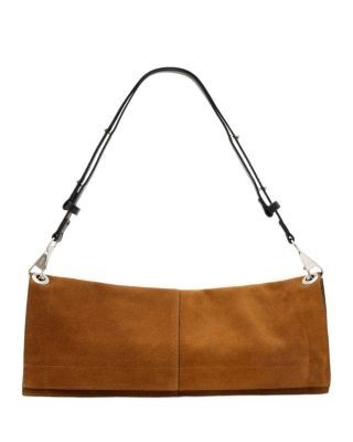 Allsaints Lutece Suede Shoulder Bag